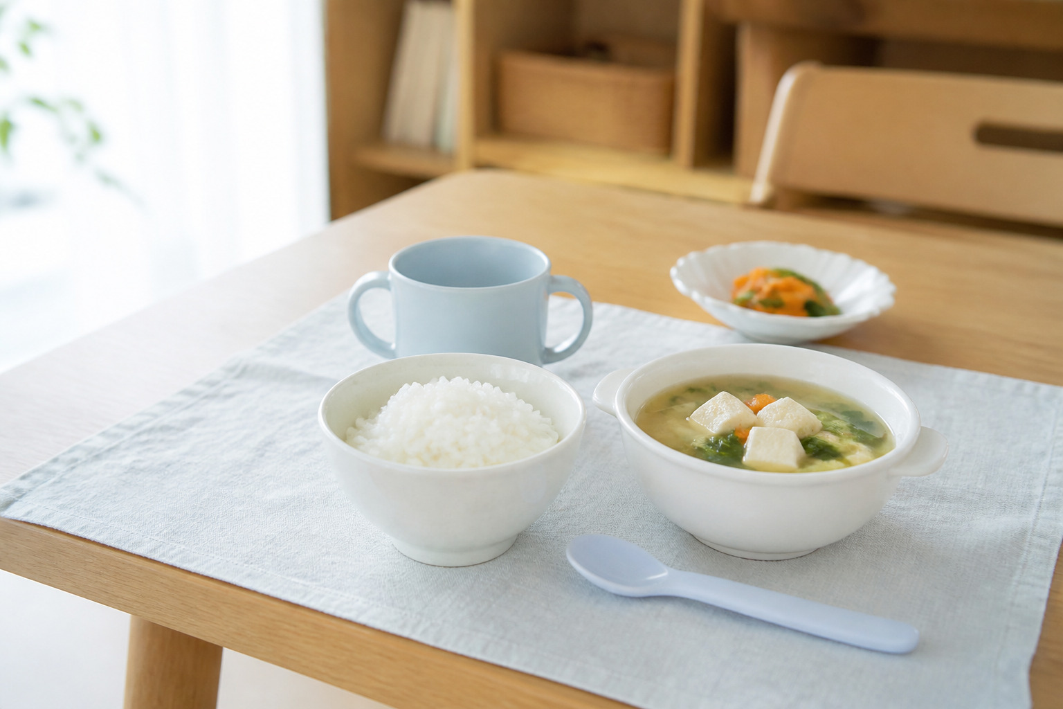 子どもがおかずを食べない日、ごはんと汁物だけでもいいと思えたこと