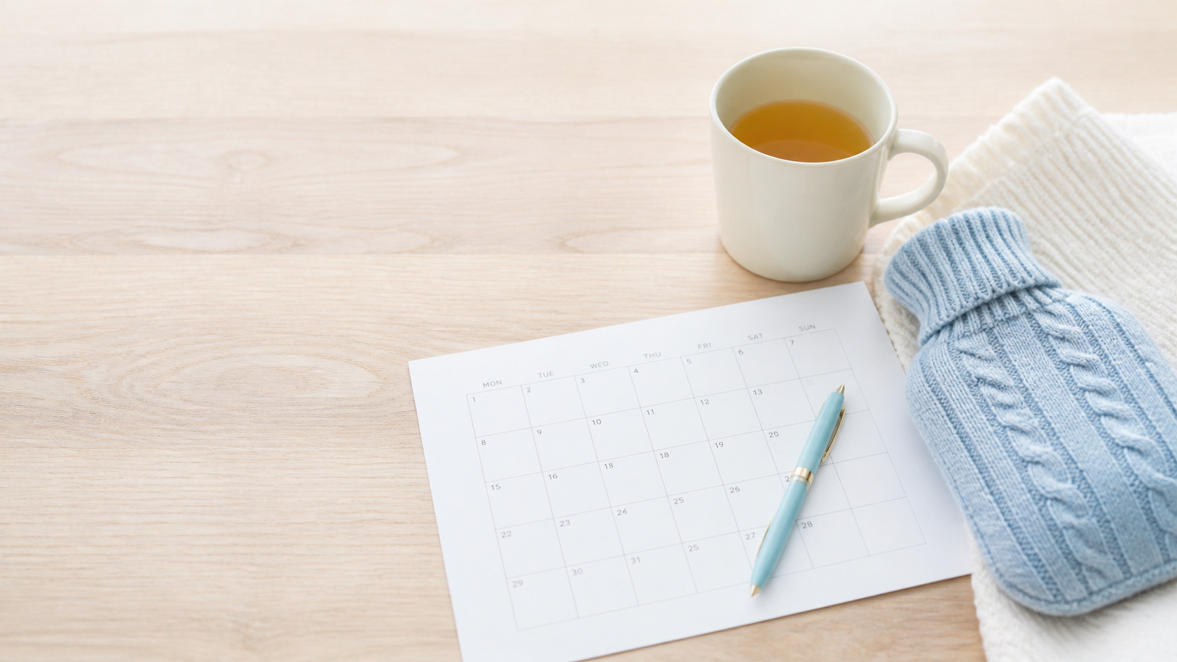 生理前に育児がつらく感じる日、自分を責める前に確認したい5項目のイメージ